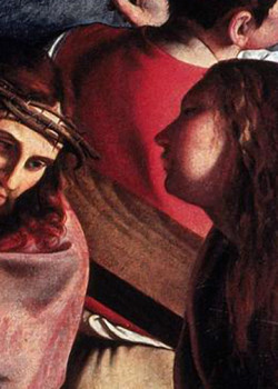 Christ on the Road to Calvary (detail) Circle of Caravaggio Christ on the Road to Calvary (detail) Circle of Caravaggio