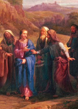 Christ and the Pharisees (detail) by Edward Armitage Christ and the Pharisees (detail) by Edward Armitage