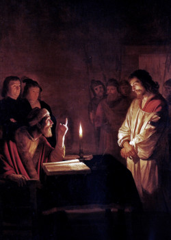 Christ before the High Priest Annas by Gerrit Van Honthorst Christ before the High Priest Annas by Gerrit Van Honthorst