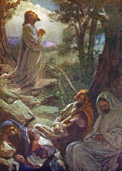 At Gethsemane by Harold Copping At Gethsemane by Harold Copping