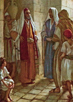 Preparation For The Last Supper by Harold Copping Preparation For The Last Supper by Harold Copping