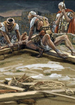 The First Nail by James Tissot The First Nail by James Tissot