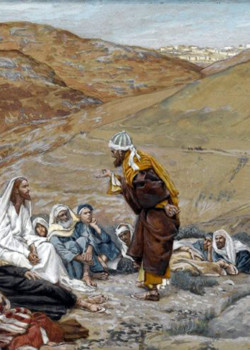 The Lawyer Standing Up And Tempting Jesus by James Tissot The Lawyer Standing Up And Tempting Jesus by James Tissot