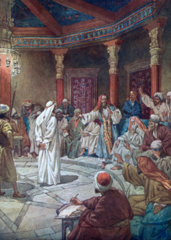 Jesus is brought before the High Priest by William Hole Jesus is brought before the High Priest by William Hole