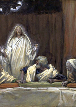 Jesus Appears In The Midst Of The Apostles by James Tissot Jesus Appears In The Midst Of The Apostles by James Tissot