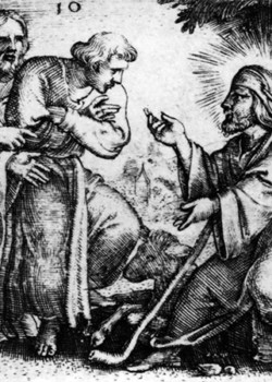 Christ Speaking to His Apostles by Georg Pencz Christ Speaking to His Apostles by Georg Pencz