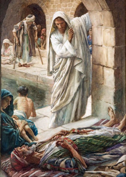 At The Pool Of Bethesda by Harold Copping At The Pool Of Bethesda by Harold Copping
