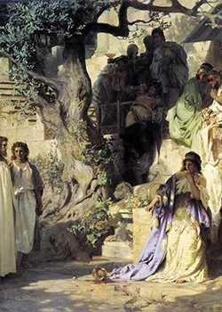 Christ and the Sinner by Henryk Siemiradzki Christ and the Sinner by Henryk Siemiradzki