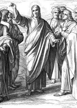 The twelve are sent out by Julius Schnorr von Carolsfeld The twelve are sent out by Julius Schnorr von Carolsfeld