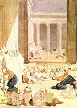 Christ preaching in the temple by Alexander Andreyevich Ivanov Christ preaching in the temple by Alexander Andreyevich Ivanov