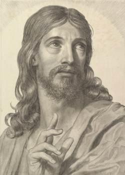 Bust of the Adult Christ by Claude Mellan Bust of the Adult Christ by Claude Mellan