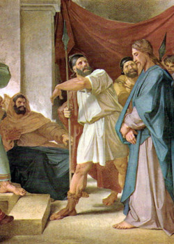 Jesus before the High Priest by Alessandro Mantovani Jesus before the High Priest by Alessandro Mantovani