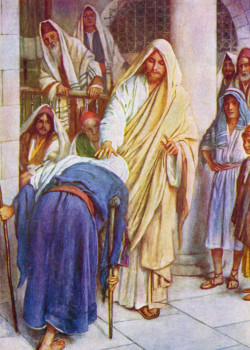 The Crippled Woman by Harold Copping The Crippled Woman by Harold Copping