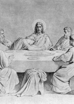 Last Supper sketch by Hippolyte Flandrin Last Supper sketch by Hippolyte Flandrin