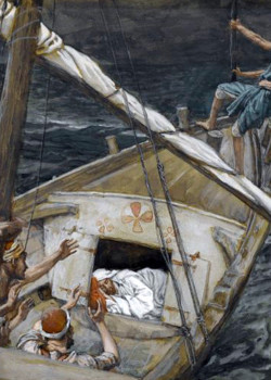 Jesus Sleeping During the Tempest by James Tissot Jesus Sleeping During the Tempest by James Tissot