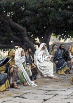 The Pharisees and the Saduccees Come to Tempt Jesus by James Tissot The Pharisees and the Saduccees Come to Tempt Jesus by James Tissot