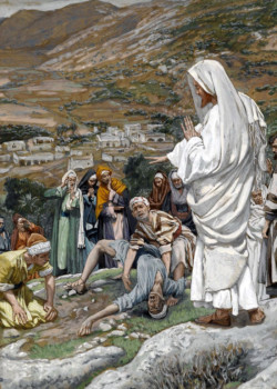 The Possessed Boy at the Foot of Mount Tabor by James Tissot The Possessed Boy at the Foot of Mount Tabor by James Tissot