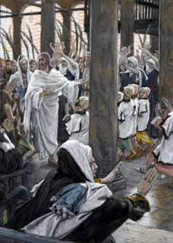 The Procession in the Streets of Jerusalem by James Tissot The Procession in the Streets of Jerusalem by James Tissot