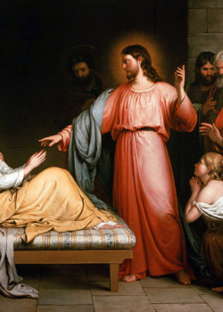 Christ Healing The Mother Of Simon Peter by John Bridges Christ Healing The Mother Of Simon Peter by John Bridges