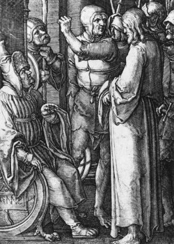 Christ before Annas by Lucas van Leyden Christ before Annas by Lucas van Leyden