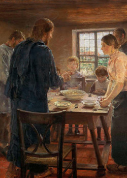 Le Christ chez les paysans by Fritz von Uhde Le Christ chez les paysans by Fritz von Uhde