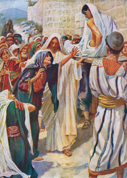 The Widow Of Nain by Harold Copping The Widow Of Nain by Harold Copping