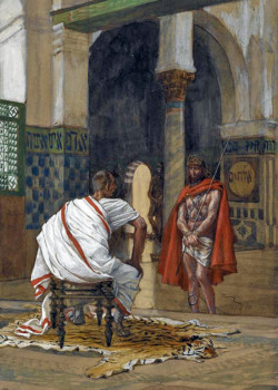 Jesus For The Second Time Before Pilate by James Tissot Jesus For The Second Time Before Pilate by James Tissot