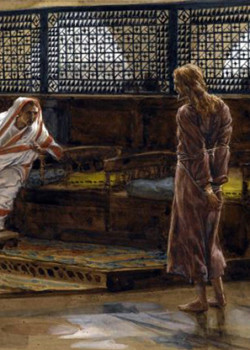 Jesus Before Pilate First Interview by James Tissot Jesus Before Pilate First Interview by James Tissot