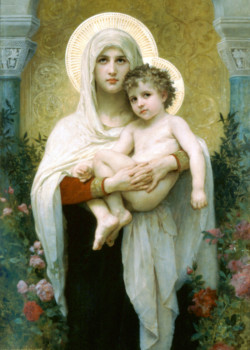 Madonna of the Roses by William Adolphe Bouguereau Madonna of the Roses by William Adolphe Bouguereau