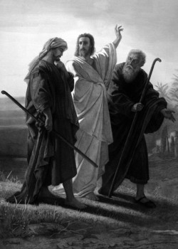 The Road to Emaus by Bernard Plockhorst The Road to Emaus by Bernard Plockhorst