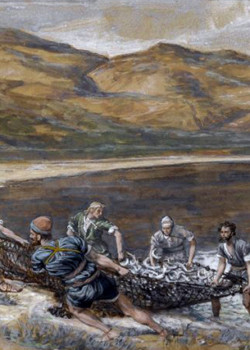 The Second Miraculous Draught Of Fishes by James Tissot The Second Miraculous Draught Of Fishes by James TissotThe Second Miraculous Draught Of Fishes by James Tissot