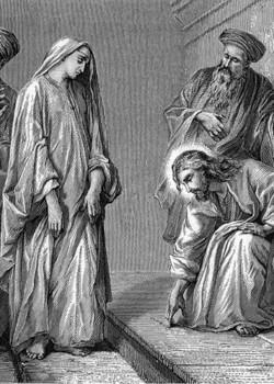 The woman taken in adultery by Alexandre Bida The woman taken in adultery by Alexandre Bida