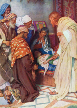 Jairus' Young Daughter by Harold Copping Jairus' Young Daughter by Harold Copping