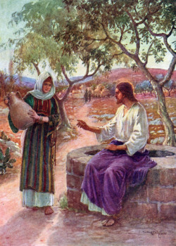 Jesus and the woman of Samaria by J H Hartley Jesus and the woman of Samaria by J H Hartley