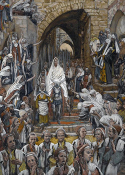 The Procession in the Streets of Jerusalem by James Tissot The Procession in the Streets of Jerusalem by James Tissot