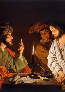 Christ Before Caiaphas by Mattias Stom Christ Before Caiaphas by Mattias Stom