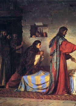 Raising of Jairus Daughter by Wassilij Dimitriewitsch Polenow Raising of Jairus Daughter by Wassilij Dimitriewitsch Polenow