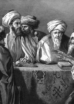 The Priests Take Counsel with the Herodians by Alexander Bida The Priests Take Counsel with the Herodians by Alexander Bida