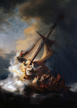 The Storm on the Sea of Galilee by Rembrandt Van Rijn The Storm on the Sea of Galilee by Rembrandt Van Rijn