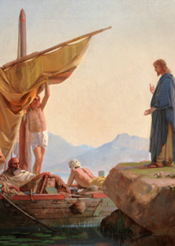 Christ Calling the Apostles James and John by Edward Armitage Christ Calling the Apostles James and John by Edward Armitage