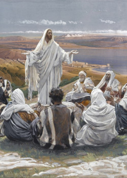 Sermon on the Mount by James Tissot Sermon on the Mount by James Tissot