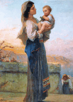 Madonna and Child by Adolphe Jourdan Madonna and Child by Adolphe Jourdan