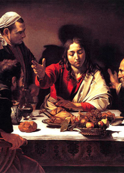 At Emmaus by Caravaggio At Emmaus by Caravaggio