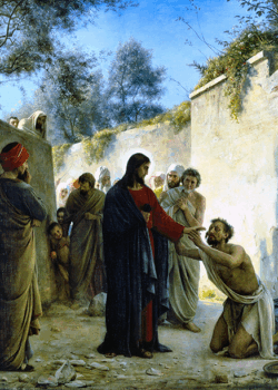 Healing of the Blind Man by Carl Bloch Healing of the Blind Man by Carl Bloch