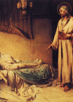 The Raising Of Jairus` Daughter by George Percy Jacomb-Hood The Raising Of Jairus` Daughter by George Percy Jacomb-Hood