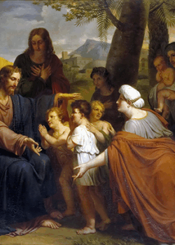 Jesus-Christ Benissant Les Enfants (Jesucristo bendiciendo a los niños) by Antoine Ansiaux Jesus-Christ Benissant Les Enfants (Jesucristo bendiciendo a los niños) by Antoine Ansiaux