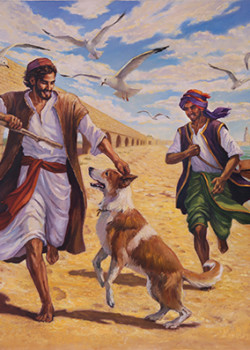 Playing with the Shepherd Dog by Slawa Radziszewska Playing with the Shepherd Dog by Slawa Radziszewska