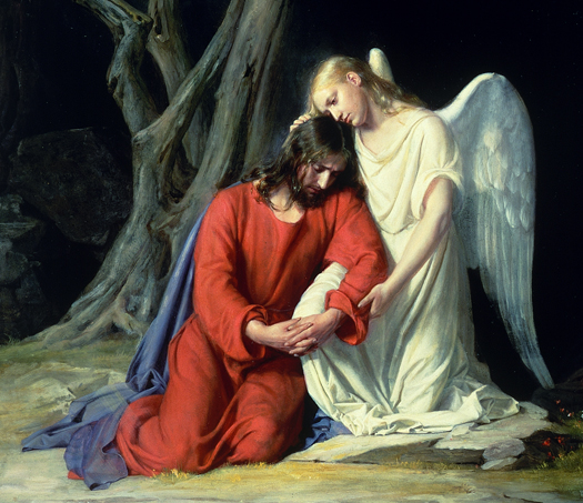 In Gethsemane (Cropped) by Carl Bloch