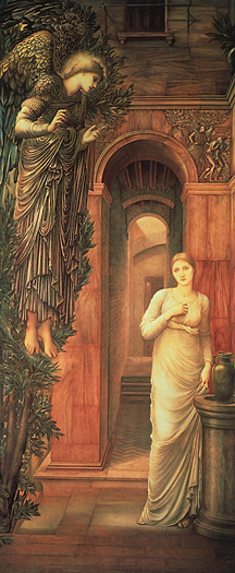 The Annunciation by Sir Edward Coley Burne Jones