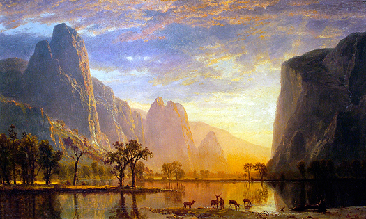 Valley of the Yosemite by Albert Bierstadt